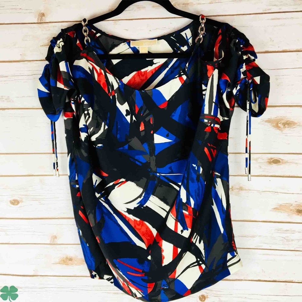 Michael Kors Cold Shoulder Tunic Size M - Picture 8 of 9